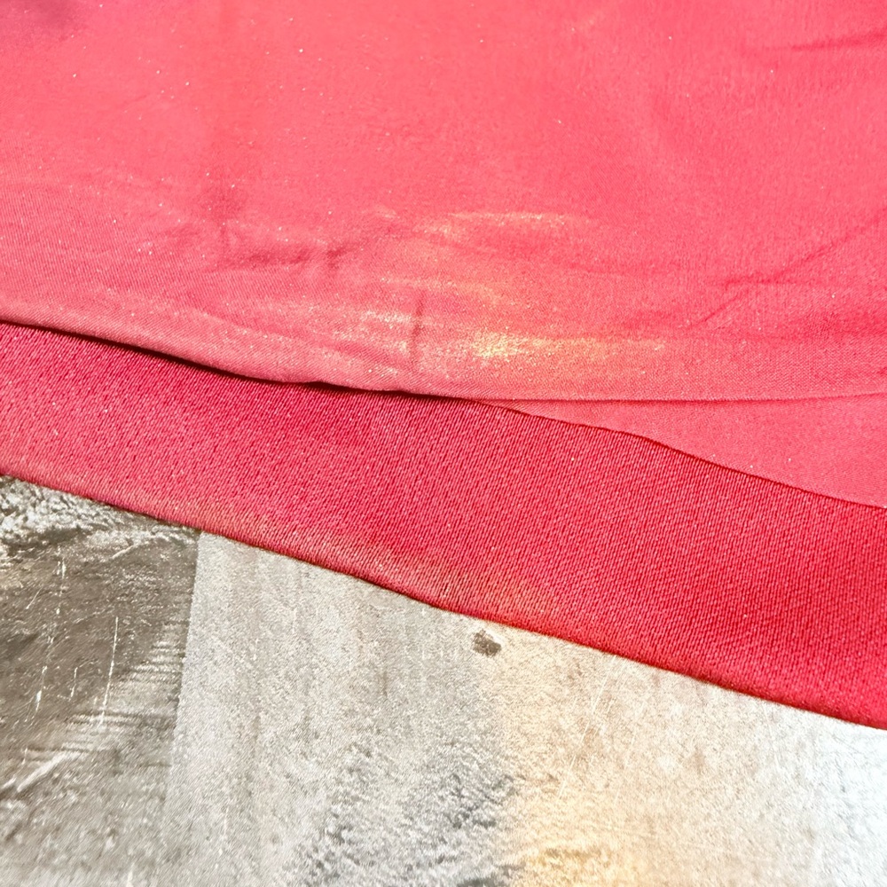 Naked Vice Red Mini Skirt S Y2K Satin Party Skirt Clubwear Going Out Slip Skirt - Picture 6 of 9